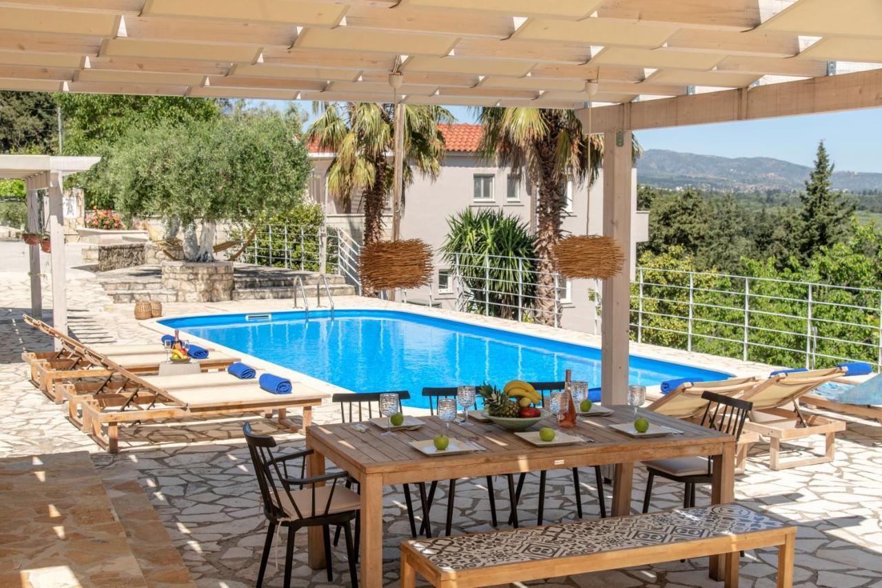 Villa Chrysallis With Heated Pool ゲオルギオポリス エクステリア 写真